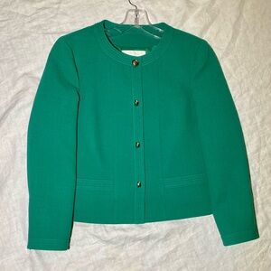 Lafayette 148 New York Jacket & Skirt Emerald Green